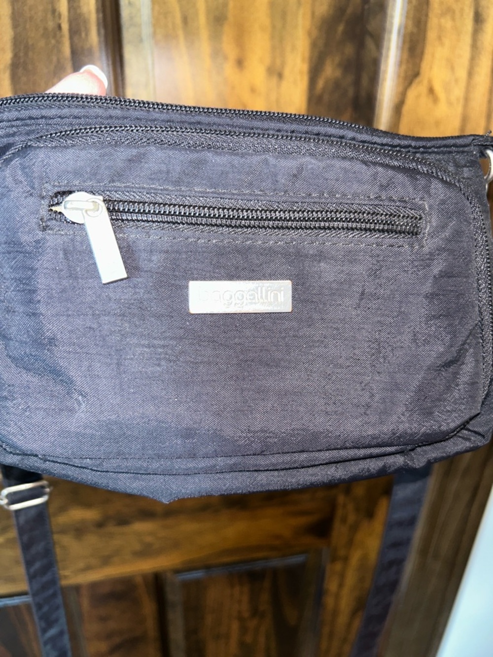 Baggallini Black Nylon Crossbody Belt Bag - Picture 14 of 14